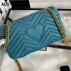 Luxurys Designers High quality Bag Women Ophidia velvet Love seal Fashion Marmont Bags Genuine Leather Crossbody Handbag Purses Ba283O