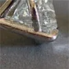 Accessori di gioielli Orecchini a lobo Donna di lusso 678mm Diamante rotondo da laboratorio Orecchini in vero argento sterling 925 per donna Piccolo Scre44182068943