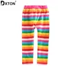 Dxton Leggings per bambini Pantaloni per ragazze arcobaleno Leggings skinny invernali per ragazze Pantaloni a righe per bambini Pantaloni a matita per ragazze 2-8 anni 210303