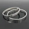 Bangle Moda Mulheres Charme Pulseira De Aço Inoxidável Cor De Ouro Carta Romana Para Homens Jewelry242N