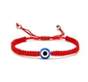 Handgeweven bedelarmbanden Lucky Red String Blue Turkse Evil Eye hangende armband sieraden voor vrouwen groothandel