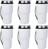 Dryckeshandtag Sublimation Blanks Reusable 30oz Iced Kaffekopp Ärme Neoprenisolerade ärmar Kaffe Muggar Skal Väskor Hållare Handtag för 20oz 32oz Vacumm tumbler