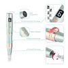 6 Ebenen Schönheit Mikronadel Roller Drahtlose 4 Farbe LED Lichttherapie Elektrische Microneedeling Stift Hautpflege Werkzeuge