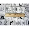 Japanese Totoro Handmade Patchwork Cotton Canvas Fabric Sewing Bag Pillow Diy Tablecloth Curtain Sofa 91cm145cm T200817