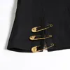 Patchwork Dantel Kadar Oymak Kadın Blazer Çentikli Uzun Kollu Ince Zarif Kadın Takım Elbise Sonbahar Moda