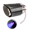 Manifold 부품 LED 라이트 자동차 배기 머플러 팁 아울렛 전문 쉬운 설치 범용 자동 액세서리 스테인레스 스티