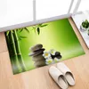 OIMG Anti Slip Bath Mat Bathroom Carpet Rug Floor 3D Printed Landsape Bamboo Water Absorption Kitchen Toilet Entrance Door 210913