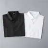 2021 전문 비즈니스 짧은 소매 드레스 셔츠 패션 남자 캐주얼 솔리드 컬러 인쇄 장식 탑 # TL21