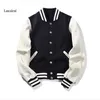 Mannen Jongen borduren Baseball Jas Mannen Mode Ontwerp Wijnrood Mens Slim College Varsity Jacket Mannen Merk Stijlvolle Veste Homme X0621