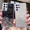 Gota Glue Glitter Star Bing Epoxy TPU Cover Capa para iPhone 13 Pro Max Samsung S21 Ultra S20 Fe S10 S9 Nota 10 20 A52 A21S A32 A52 5G A22 A31 A51 A22 A8 A42 A02 A10