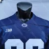 PSU Penn State voetbalshirt NCAA College Drew Allar Nicholas Singleton Saquon Barkley Lambert-Smith Abdul Carter McSorley Dixon Allen Paterno KJ Hamler Parsons