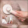 Other Cat Supplies Pet Home & Garden Cat Self Cleaning Slicker Brush For Dog Cats Removes Undercoat D Hair Mass Particle Comb Imps Circation