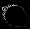 Diadema de princesa para niña pequeña, diadema de corona nupcial para fiesta infantil, Tiara de diamantes de cristal, aro para el cabello, accesorios para bandas para el cabello 2021