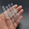 10mm 14mm 18mm Quartz Tip Smoking Accessories For Nectar Collector Kit Dab Straw Tube Drip Tips Glass Water Bongs Partner VS Ceramic nail