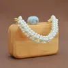 Sostituzione cinturino per borsa di perle Borsa da donna Polso a mano Eleganti cinturini di perle Maniglie fai-da-te Pochette Cinture Accessori Borsa