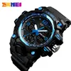 Skmei Fashion Casual Sport Watch Hombres Digital Chrono 5bar Relojes impermeables Relojes de pulsera de doble pantalla Relogio Masculino 1327 Q0524