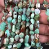 Whole 1String 15.5" Natural Chrysoprase Beads,Polished Nugget Gem stone Loose Beads 6-8mm size