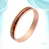 2021 New Trendy Women Inlaid Chain Resin Bangle Stainless Steel Creative Bracelet Beautifully Designed Unique Pattern Bangles Making Charms