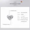 WOSTU Heart & Vine Charms 925 Sterling Silver Butterfly Flower Bead Fit Original Bracelet Necklace Pendant DIY Jewel;ry CQC1603 Q0531