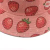 bucket hat Strawberry du rabbit element sun fisherman's double side basin