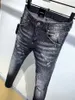 Jeans da uomo Designer JeanSkinny Pantaloni a gamba sottile Pantaloni casual da uomo Hip Hop Distressed Strappato Slim Moto Biker Denim Pantaloni taglia 28-38