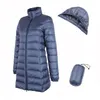 Bang Plus 8XL 7XL Ladies Coats Long Winter Hat Detachable Down Jacket Ultra Light Women Hooded Female Warm Coat 211008