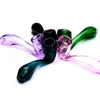 2021 new Colorful Smoking Pipes Fashion Glass Pipe Price Hand Spoon Use For Tobacco