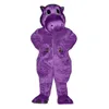 2021 Halloween Fioletowy Hippo Maskotki Kostium Drobnianie Cartoon Hipopotam Anime Tematu Christmas Carnival Dorośli Urodziny Party Fantazyjny Strój