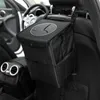 Auto Organizer Prullenbak Kan Vuilnis Houder Auto's Opbergtas Accessoires Auto Deur Zitting Back Vizier Bin Paper Dustbin