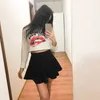 M-5XL Women Plus Size Tutu School Short Skirt Pants Summer 10 Colors Mini Saia High Waist Skirts Faldas Mujer Drop 210621