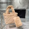 2021 ins Lady Fashion Plush Bags Leather Cross Body Conder Counter Strap Cublic Carty 2in1 Coins Parse حامل الهاتف CL224T