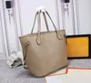 Casual women empreinte leather tote bags with penny purse large opening and capacity one-shoulder shopping bag