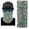 Imixlot New Fashion Dragonfly Pattern Polyester Anti-dust Magic Tube Scarf Elastic Multifunctional Warm Neck Seamless Bandanas