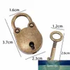 1 шт. Старые винтажные Padlocks Metal Lock с ключевым шкафом / Box Lock Высокое качество Домашнее улучшение Home Оптом Оптом