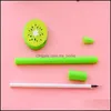 Długopisy Długopisy Pisanie Materiały Office School Business Industrial Fruit Creative Watermelon Gel Ballpoints Pen Owoce Warzywa Kształt 4 Co