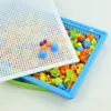 296 قطعة Boxpacked Grain Mushroom Beads Beads Amblukent 3D Puzzle Games Board Jigsaw for Kids Kids Educational Toys Wholes 5750072