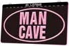 LD7849 Man Cave Light Sign Incisione 3D