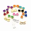 Charms verkopen 10pcs / lot brillen drijvend living glas geheugen medaillon DIY sieraden