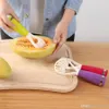 Ferramenta para frutas e legumes cozinha multifuncional pitaya colher de remoção de sementes faca cortador de frutas de plástico em tiras colher xdh0810