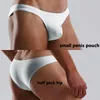 Men's Shorts Sexy Tight Low Waist Men Swimwear 2021 Gay Bikinis Half Pack Hip Swimsuits Thong Bathing Suits Swim Briefs251n