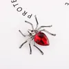 Mode Strass Spider Broche Insect Pak Revers Pin Hoed Kleding Sjaal Gesp Mannen Vrouwen Accessoires