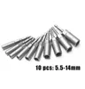 10/15 PCS 80mm comprimento aprofundar o driver da porca de energia de perfuração conjunto 5.5-19mm adaptador de soquete de impacto para ferramentas 6.35mm hex shank