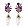 Orecchini d'annata acrilica Acrilico Gli orecchini di pendenti lunghi di alta qualità Accessori per gioielli di cristallo per le donne