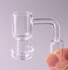 Sigara 30mm Kuvars Vakum Banger Domeless TERP Slurper Yağ Tırnak Erkek Ortak Boyutu 10mm 14mm ve 18mm 45 90 Derece