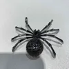 schwarze Farbe Insekt Kubikzircon Spinne Brosche Modeschmuck für Frauen smart