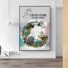 絵画日本のアニメ宮崎Hayao漫画のポスターとプリントは、生きているための壁のアート画像の装飾装飾の装飾装置のキャンバス絵画のポスターとプリント283g
