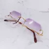 Personnalisé Diamant Coupe Hommes Vintage Shad Pour Femmes Marque Digner Mode Carter Lunettes De Soleil Polygones Tendance Lunettes