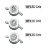 Contas claras espectro completo de alta potência cresce lâmpada 1w 3w 5w 380nm-840nm de profundidade de profundidade 660-665nm rroyal azul 440-445nm led chip diy planta coub