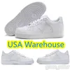 Högkvalitativa män Kvinnor Flyline Running Shoes Sportskateboarding Ones Low Cut White Outdoor Trainers Sneakers Snabb leverans från US Warehouse med Box