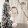 Julgran hängande ornament plysch ängel docka hänge semester fest elf dekorationer barn födelsedagspresent phjk2111
